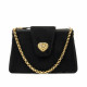 Women shoulder bag 051g black camoscio