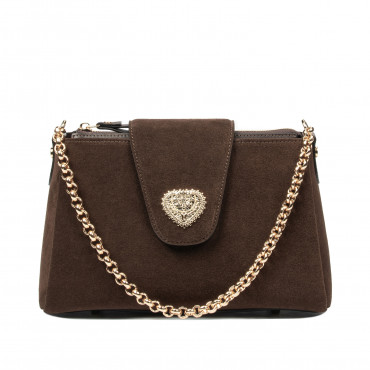 Geanta dama de umar 051g suede chocolate