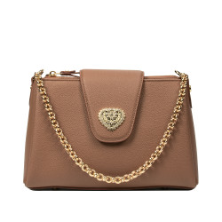 Women shoulder bag 051g biz cognac