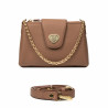 Women shoulder bag 051g biz cognac