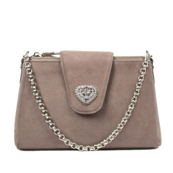 Women shoulder bag 051g 01 camoscio sandstone