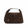 Geanta dama de mana 037-1g suede chocolate