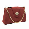 Women shoulder bag 051g camoscio red