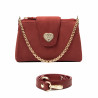 Women shoulder bag 051g camoscio red
