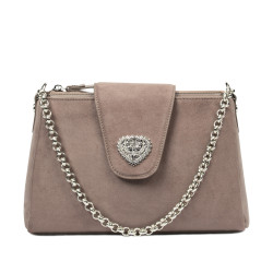 Women shoulder bag 051g 01 camoscio sandstone