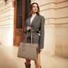 Women shoulder bag 047g taupe caviar