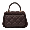 Women shoulder bag 049g camoscio coffe