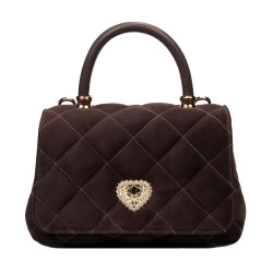 Women shoulder bag 049g camoscio coffe