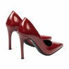 Women stylish, elegant shoes 1302 patent red