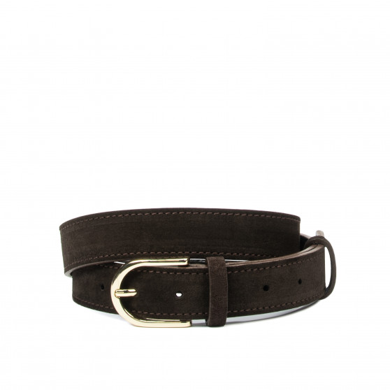 Women belt 43mc cafe velour