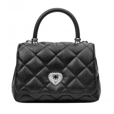 Women shoulder bag 049g 01 black caviar