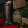 Women knee boots 3420 chocolate