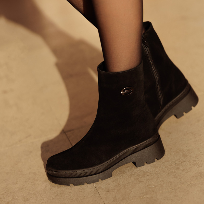 Ghete dama 3408 bufo negru lifestyle Ghete dama 3408 bufo negru lifestyle