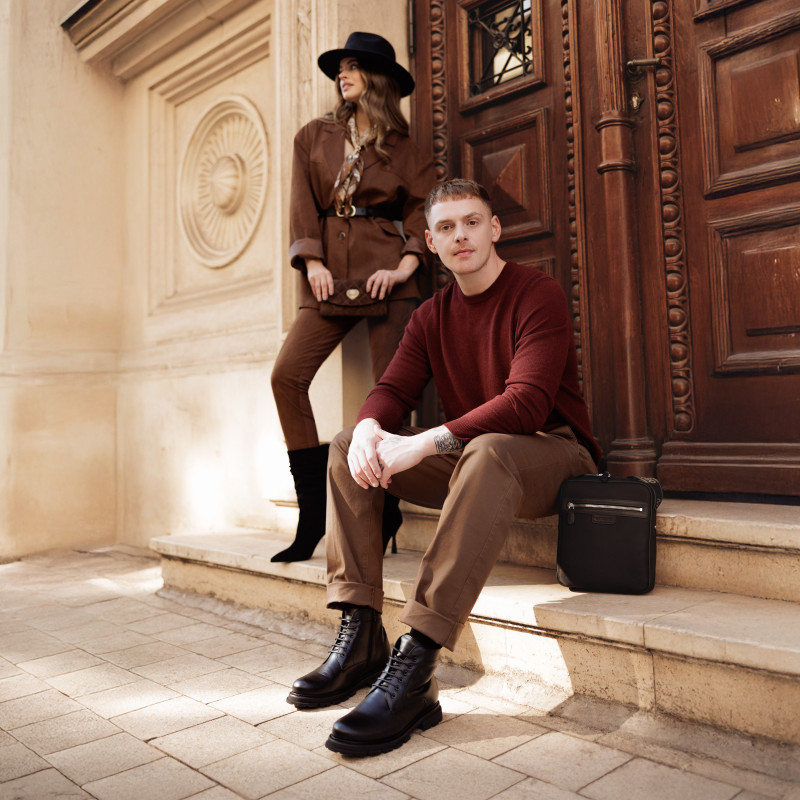 Ghete barbati 4151 negru lifestyle Ghete barbati 4151 negru lifestyle