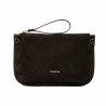 Women hand bag 211g suede coffee