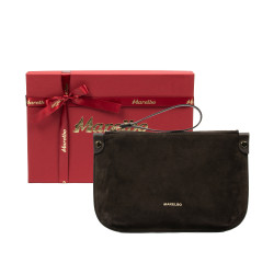 Geanta dama de mana 211g suede coffee