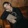 Women shoulder bag 049g nude caviar