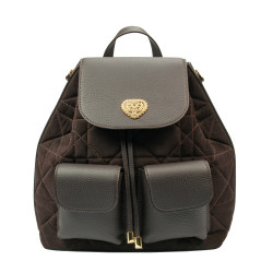 Rucsac dama 308g suede coffee