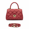Women shoulder bag 049g red safiano