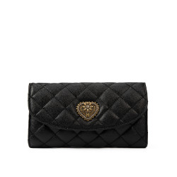 Women shoulder bag 048g black caviar