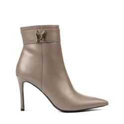 Ghete cu toc dama 1400 cappuccino