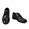 Men stylish, elegant shoes 879 black