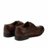 Men stylish, elegant shoes 879 a sand