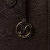 Women shoulder bag 004g dark chocolate