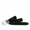 Curea barbati 71b bicolor negru+negru caviar