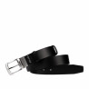 Curea barbati 71b bicolor negru+negru caviar