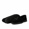 Women loafers, moccasins 6082-1 black velour