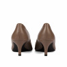 Women stylish, elegant shoes 1358 cappuccino