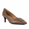 Women stylish, elegant shoes 1358 cappuccino