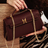 Women shoulder bag 041g bordo