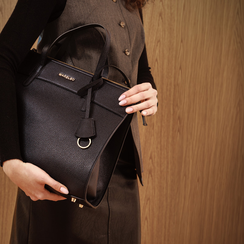 Geanta dama de umar 047g biz negru lifestyle Geanta dama de umar 047g biz negru lifestyle