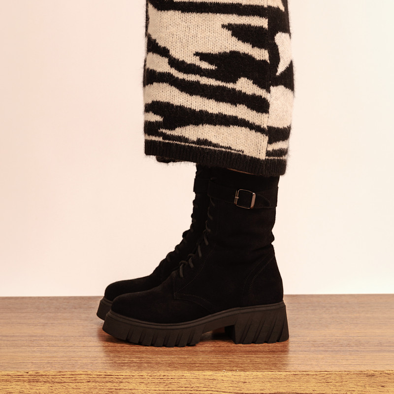 Ghete dama 3401 bufo negru lifestyle