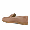 Women loafers, moccasins 6082 biz nude