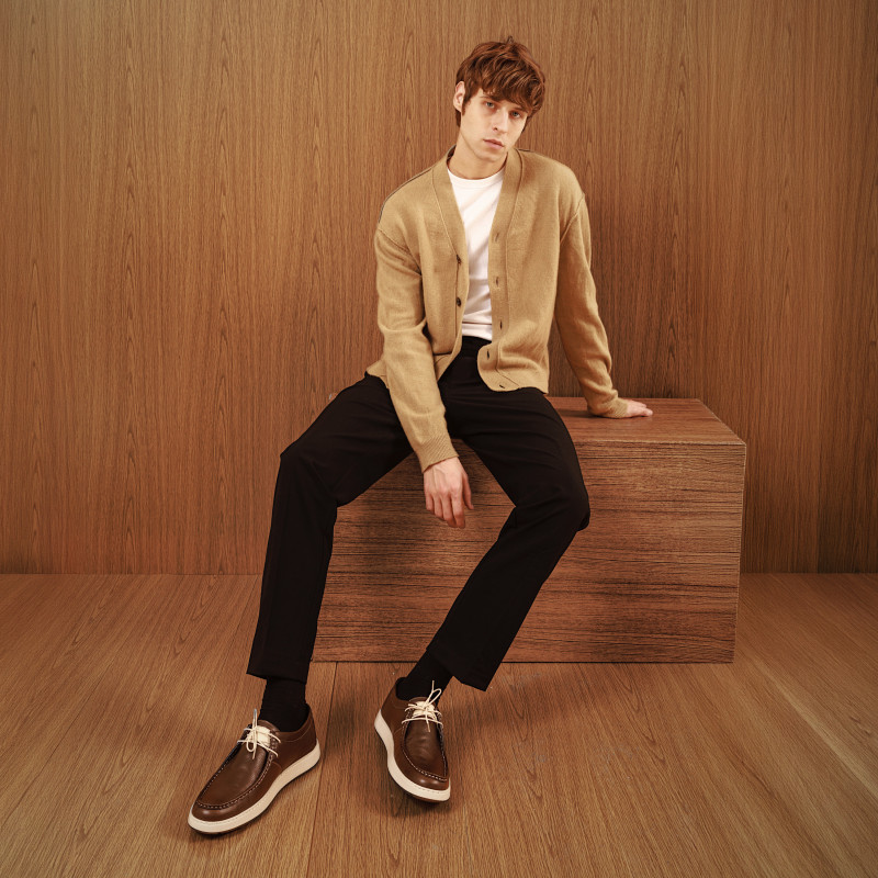 Pantofi casual barbati 992 kaki combinat lifestyle