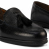 Women loafers, moccasins 6096 biz black
