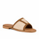 Women sandals 5128 beige combined