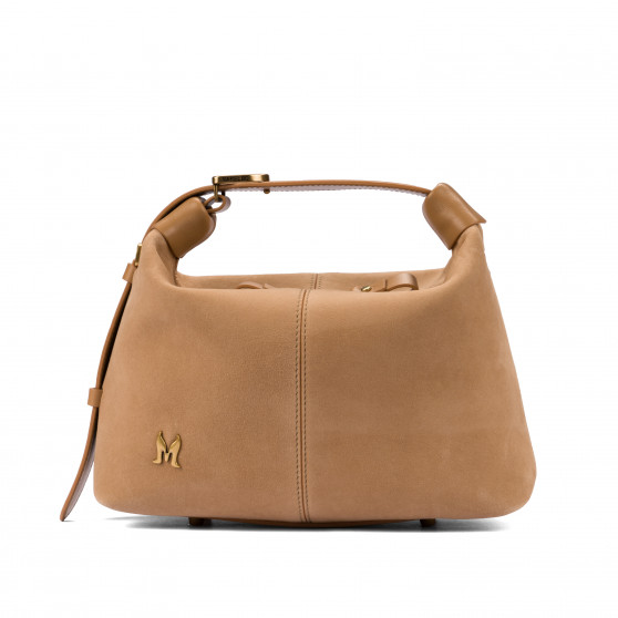 Women hand bag 037g camoscio nude