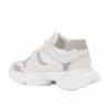 Women sport shoes 6102 white combined