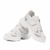 Women sport shoes 6102 white combined