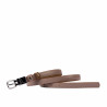 Curea dama 45-1mc bicolor biz maro+nude