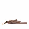 Curea dama 45mc bicolor biz maro+nude
