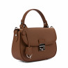Women hand bag 022g 01 golden brown