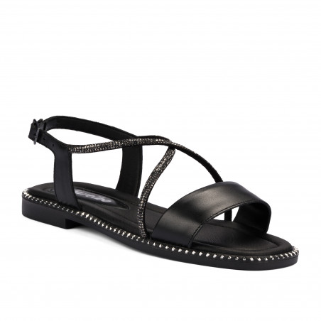 Sandale dama 5127 negru combinat