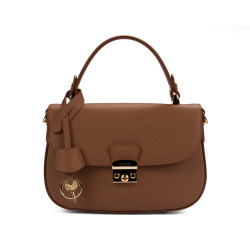 Women hand bag 022g golden brown