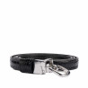 Women belt 45-1mc bicolored black+croco black