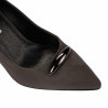 Women stylish, elegant shoes 1361 sand velour
